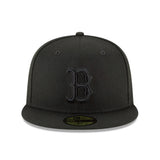 Boston Red Sox Black Tonal 59FIFTY Fitted Hat - Pro Jersey Sports