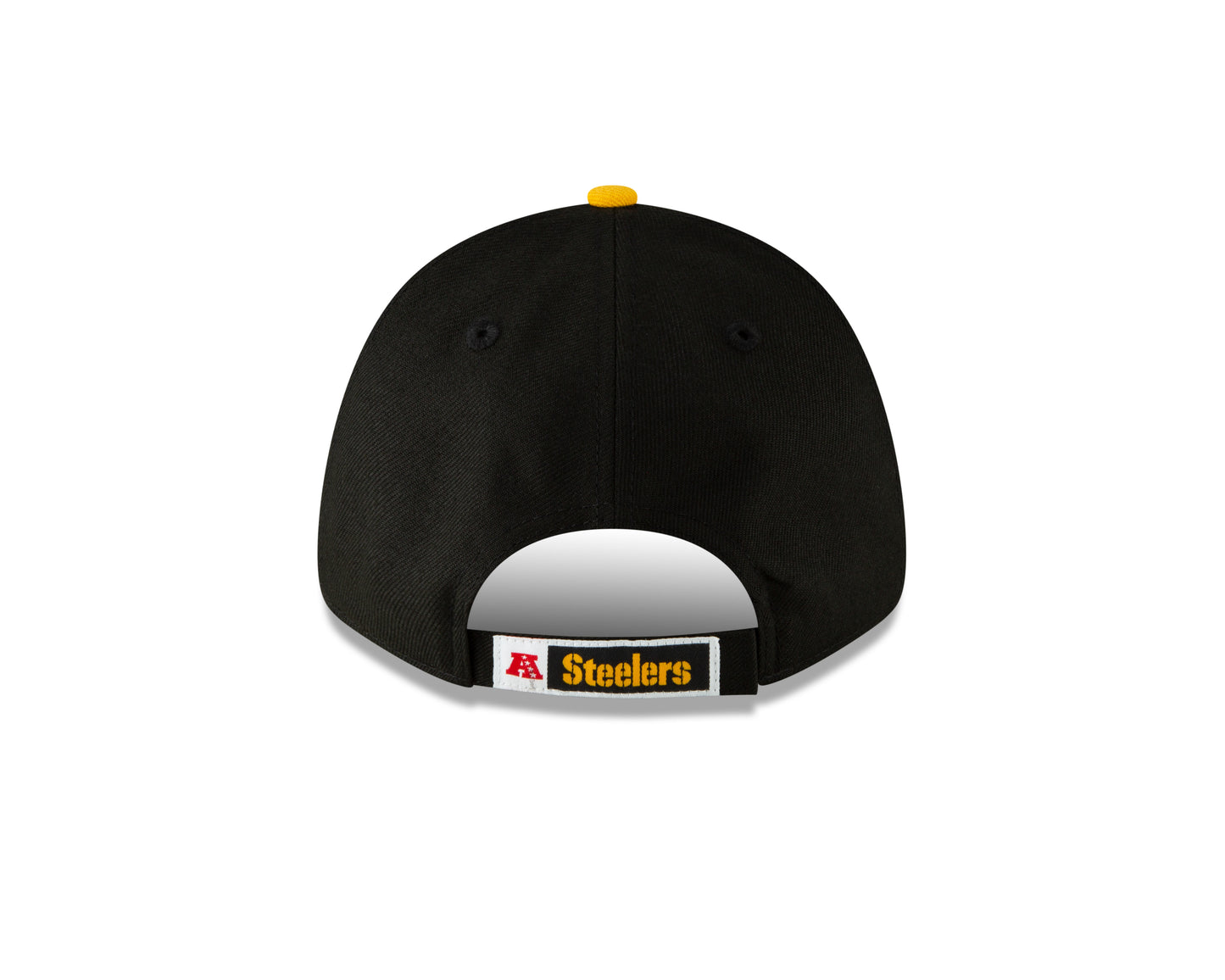 Pittsburgh Steelers Black/Yellow The League Primary Logo 9FORTY Adjustable Game Hat