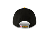 Pittsburgh Steelers Black/Yellow The League Primary Logo 9FORTY Adjustable Game Hat - Pro Jersey Sports