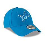 Detroit Lions Blue The League 9FORTY Adjustable Game Cap - Pro Jersey Sports
