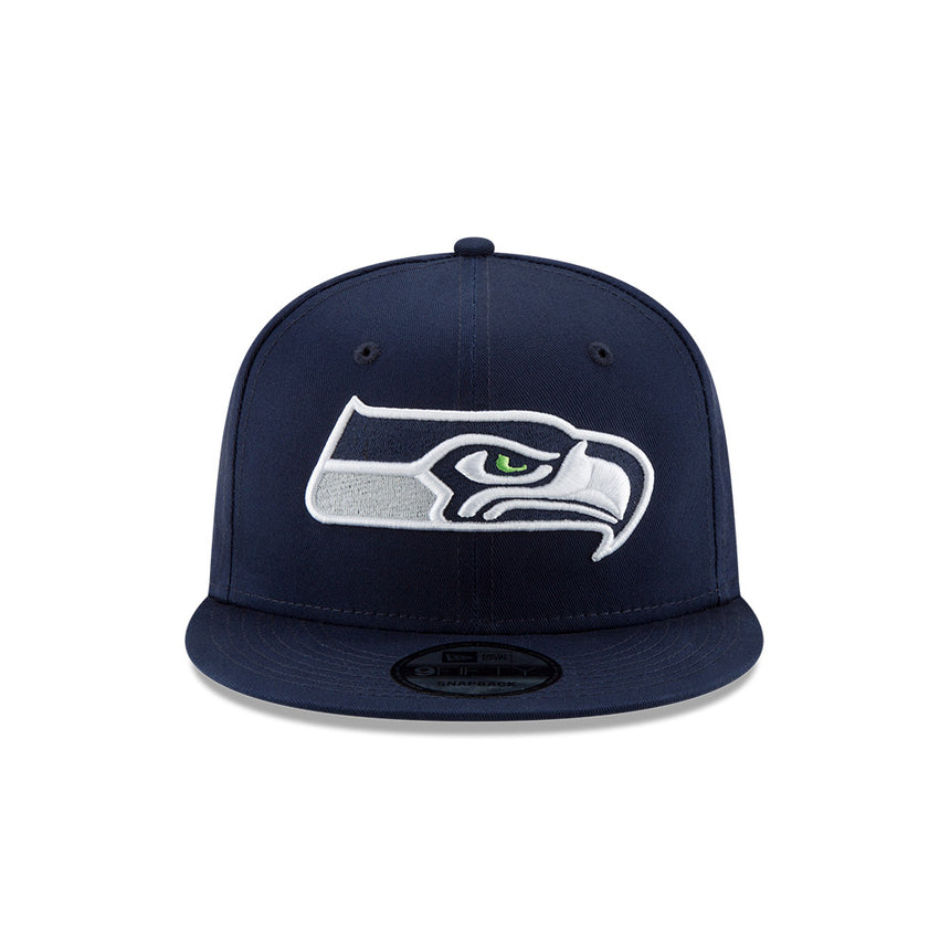 Seattle Seahawks New Era 9FIFTY Navy Snapback Hat - Pro Jersey Sports