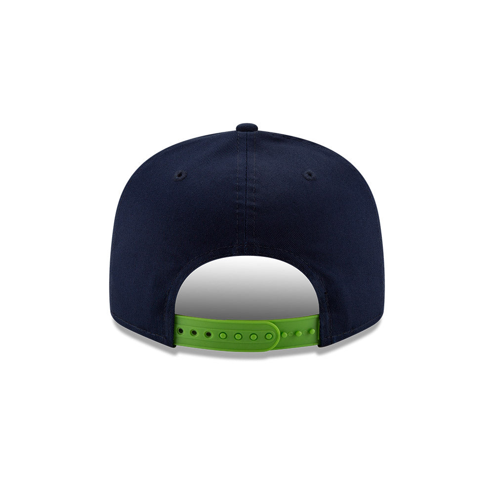 Seattle Seahawks New Era 9FIFTY Navy/Green Snapback Hat - Pro Jersey Sports