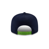 Seattle Seahawks New Era 9FIFTY Navy/Green Snapback Hat - Pro Jersey Sports