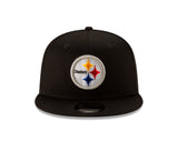 Mens Pittsburgh Steelers New Era Black Basic 9FIFTY Snapback Hat - Pro Jersey Sports
