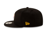Mens Pittsburgh Steelers New Era Black Basic 9FIFTY Snapback Hat - Pro Jersey Sports