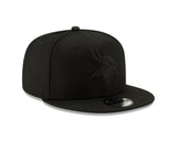 Minnesota Vikings New Era Black Tonal Basic 9FIFTY Adjustable Snapback Hat - Pro Jersey Sports
