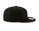 Minnesota Vikings New Era Black and White Basic 9FIFTY Adjustable Snapback Hat - Pro Jersey Sports