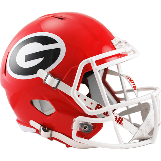 Georgia Bulldogs Red Riddell Replica Full Size Speed Helmet