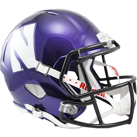 Northwestern Wildcats Purple Riddell Replica Full Size Speed Helmet
