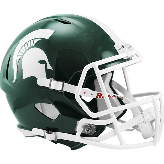 Michigan State Spartans Green Riddell Replica Full Size Speed Helmet
