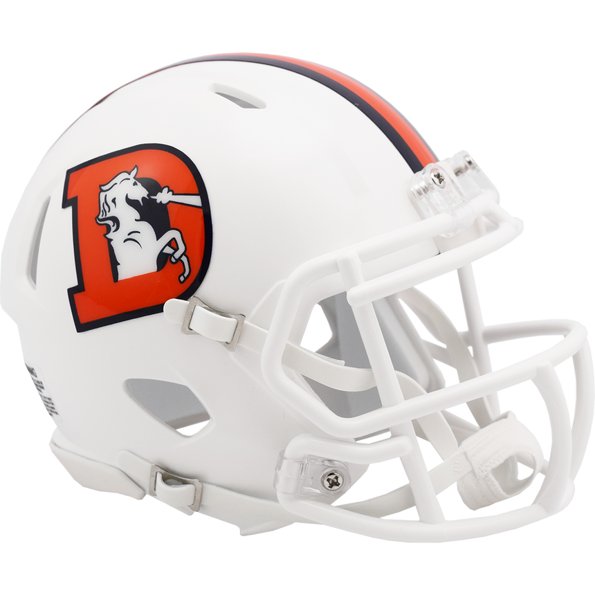 Denver Broncos Snowcapped Alternate Speed Mini Helmet - Pro Jersey Sports