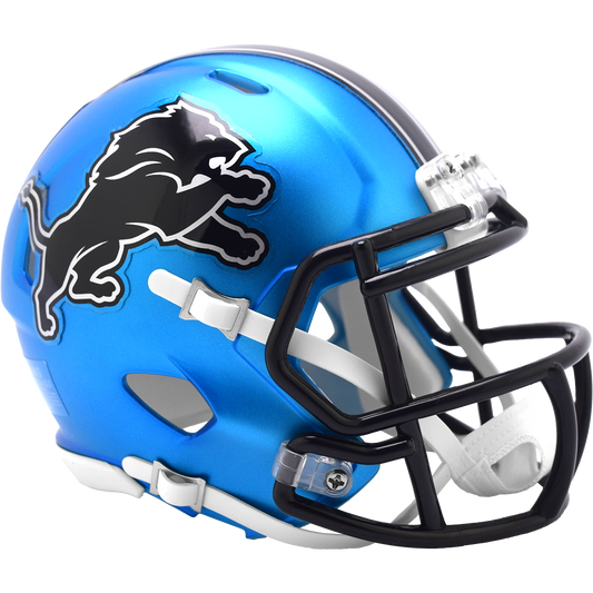 Detroit Lions Alternate Blue Speed Mini Helmet - Pro Jersey Sports