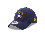 Milwaukee Brewers Alternate Navy New Era MLB Team Classic 39THIRTY Hat - Pro Jersey Sports
