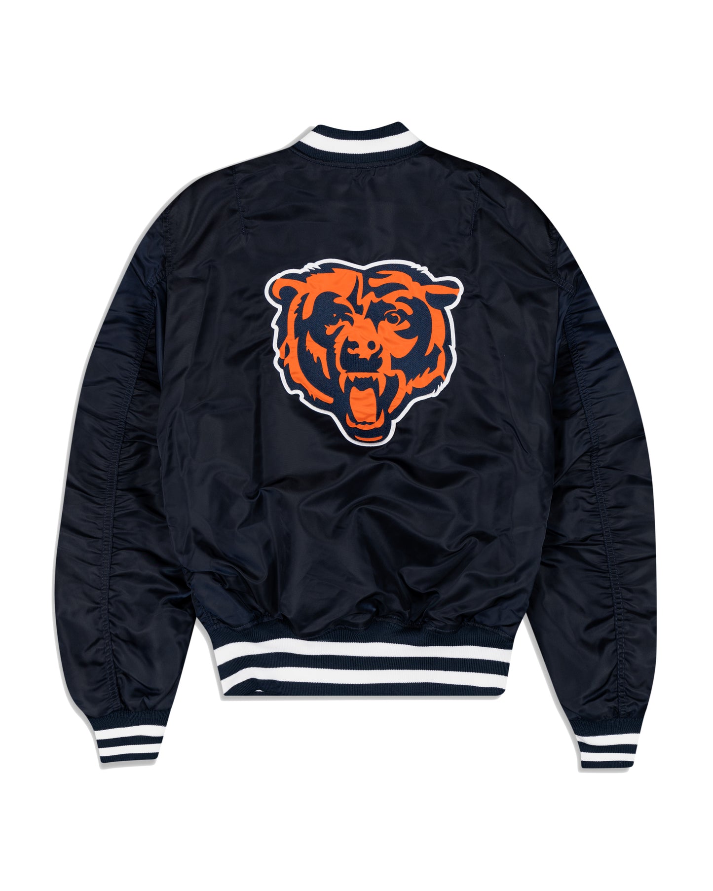 Men's Chicago Bears Alpha Industries X New Era Navy MA-1 Bomber Jacket