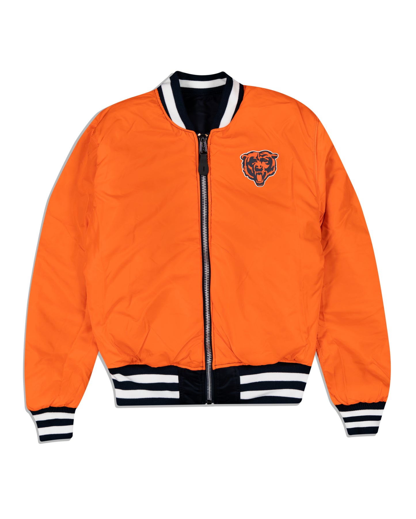 Men's Chicago Bears Alpha Industries X New Era Navy MA-1 Bomber Jacket