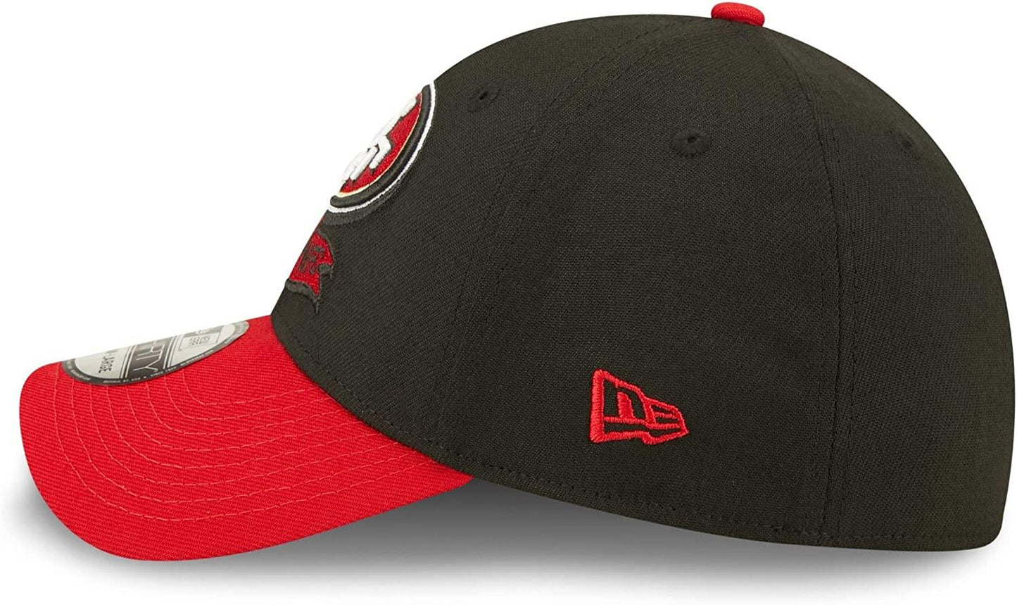 Men's San Francisco 49ers New Era Black/Red 2022 Sideline 39THIRTY Flex Hat