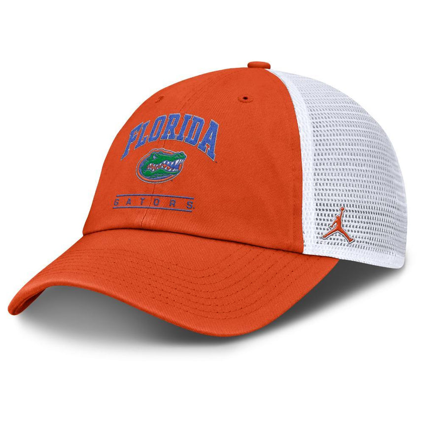 Florida Gators Nike Orange Jumpman Club Unstructured Adjustable Trucker Hat - Pro Jersey Sports