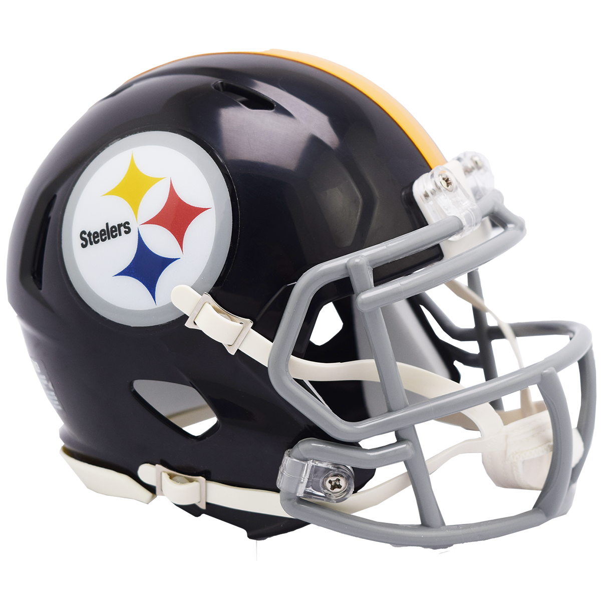 Pittsburgh Steelers 1963-76 Black Speed Mini Helmet - Pro Jersey Sports
