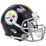 Pittsburgh Steelers 1963-76 Black Speed Mini Helmet - Pro Jersey Sports