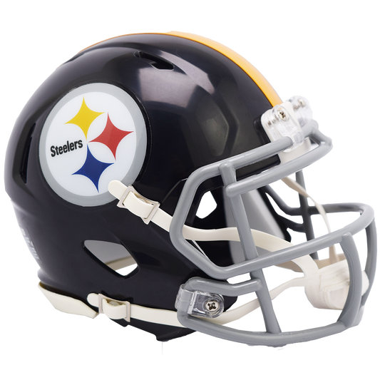 Pittsburgh Steelers 1963-76 Black Speed Mini Helmet - Pro Jersey Sports