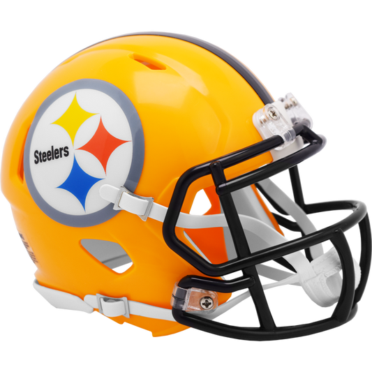 Pittsburgh Steelers Gold Throwback Speed Mini Helmet - Pro Jersey Sports