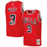 Men's Chicago Bulls Dwyane Wade Mitchell & Ness Red 2016/17 Hardwood Classics Swingman Jersey - Pro Jersey Sports