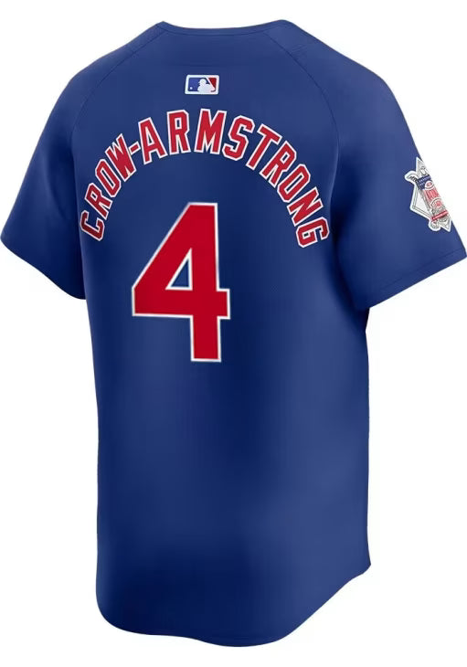 NIKE Youth Chicago Cubs Pete Crow-Armstrong Royal Blue Alternate Limited Replica Jersey