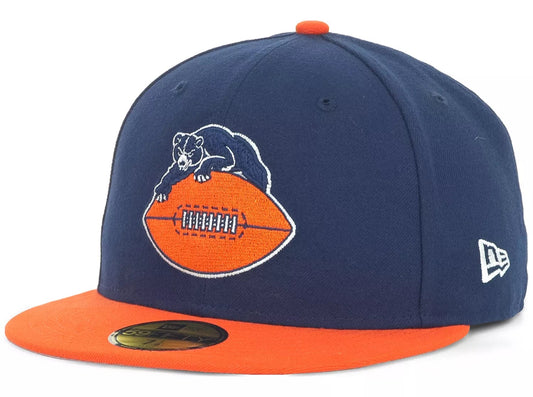 Chicago Bears Historic 2 Tone Navy/Orange New Era 59FIFTY Fitted Hat - Pro Jersey Sports