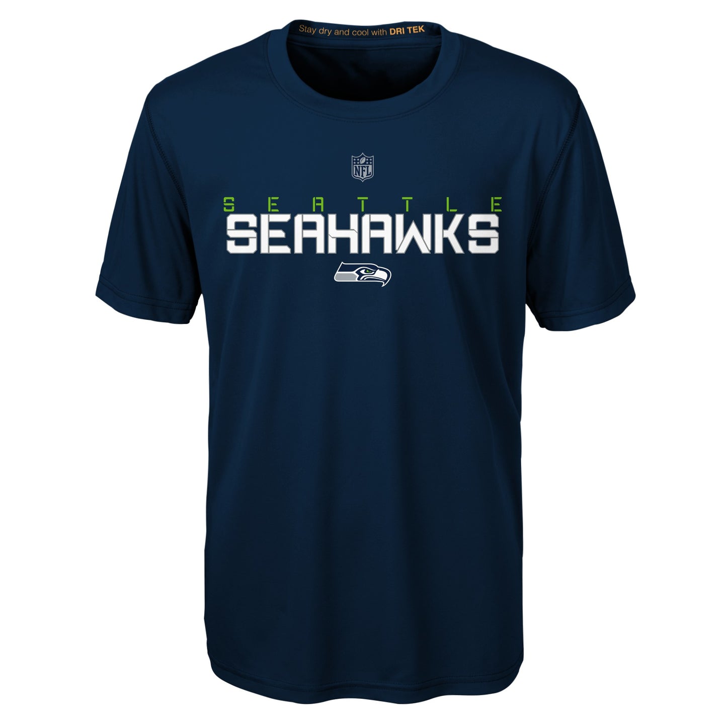 Youth Seattle Seahawks Navy Magna Maximal DRI TEK T-SHIRT - Pro Jersey Sports