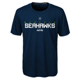 Youth Seattle Seahawks Navy Magna Maximal DRI TEK T-SHIRT - Pro Jersey Sports