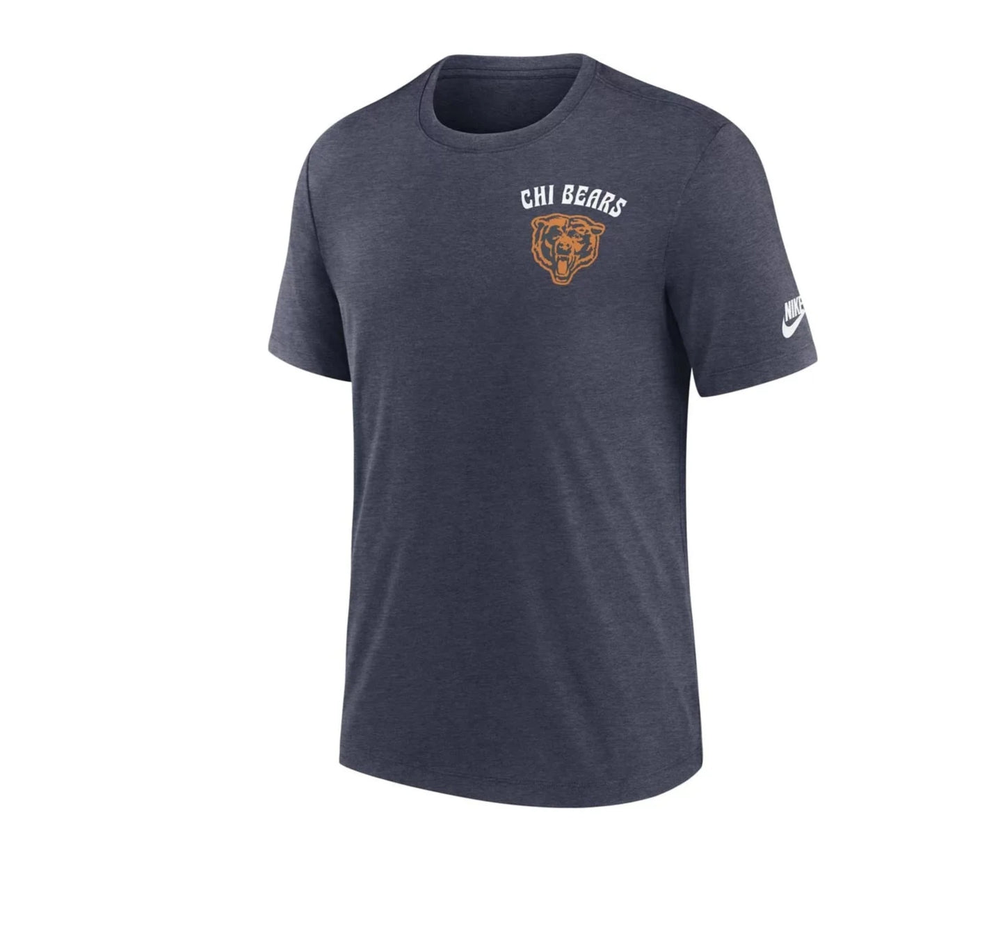 Mens Chicago Bears Nike Navy Blue Rewind Exceed T-Shirt