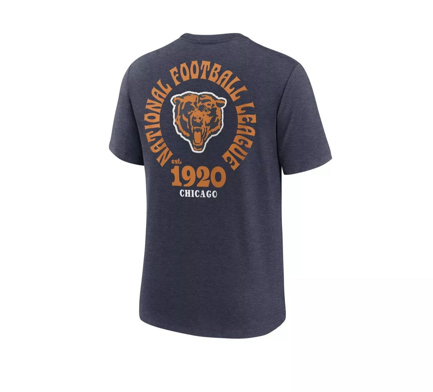 Mens Chicago Bears Nike Navy Blue Rewind Exceed T-Shirt