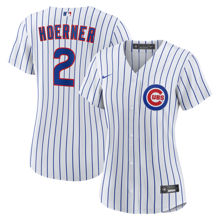 Women's Nico Hoerner Chicago Cubs Nike White Home Replica Team Jersey