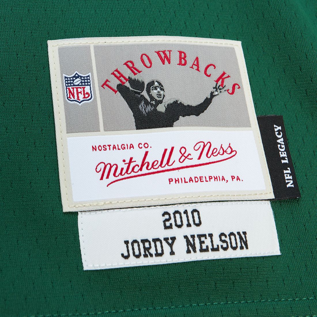 Jordy Nelson Green Bay Packers Mitchell & Ness 2010 Green Legacy Replica Jersey