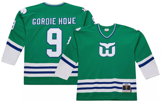 Mitchell & Ness Men's Hartford Whalers Gordie Howe #9 1979 Vintage Home Replica Jersey - Pro Jersey Sports
