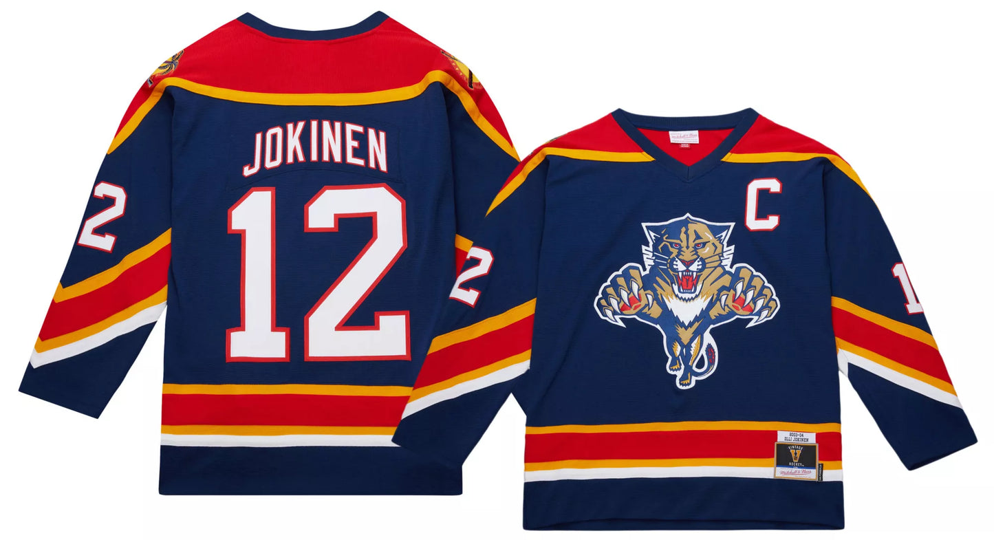 Men's Florida Panthers Olli Jokinen Navy Mitchell & Ness Power Play Jersey - Pro Jersey Sports