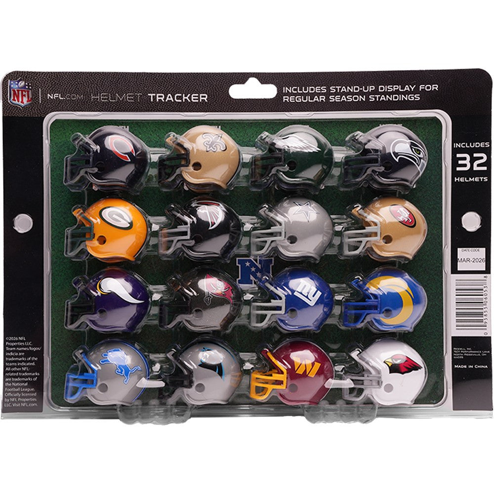 32 Piece NFL Helmet Tracker Set By Riddell