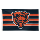 Chicago Bears 3x5 Stripes Deluxe Flag - Pro Jersey Sports