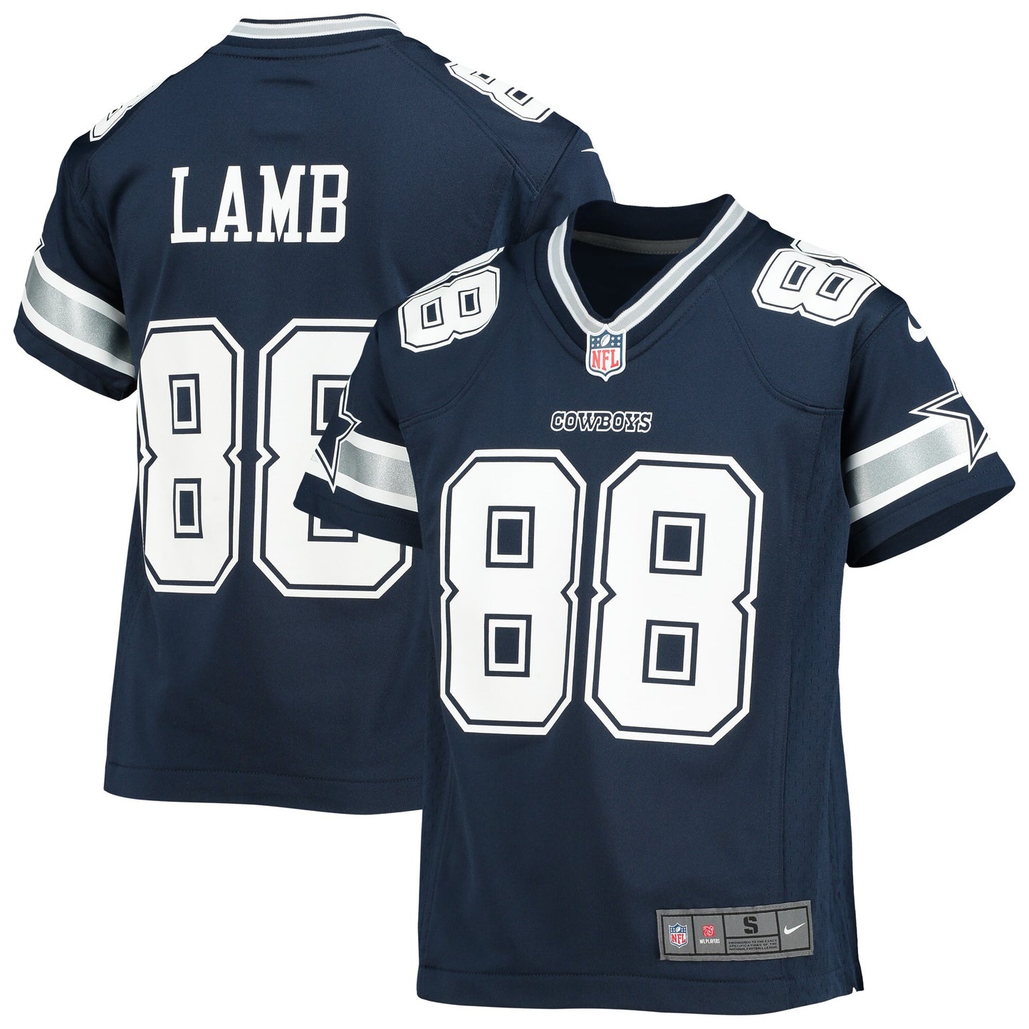 Kids Ceedee Lamb Dallas Cowboys Child Nike Navy Replica Jersey