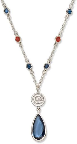 Chicago Cubs Crystal Logo Necklace