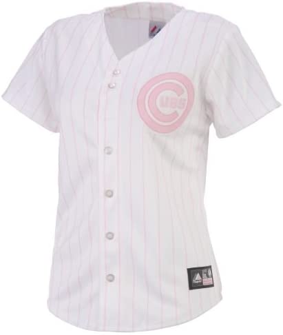 Women's Chicago Cubs Replica Pink Home Fashion Jersey