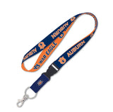 Auburn Tigers "WAR EAGLE" Slogan 1" Lanyard With Detachable Buckle - Pro Jersey Sports