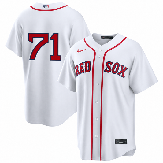 Men's Nike Boston Red Sox Connelly Early #71 Home Official Replica Player Jersey