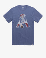 Men's New England Patriots '47 Brand Bleacher Blue Grit Vintage Scrum T-Shirt - Pro Jersey Sports