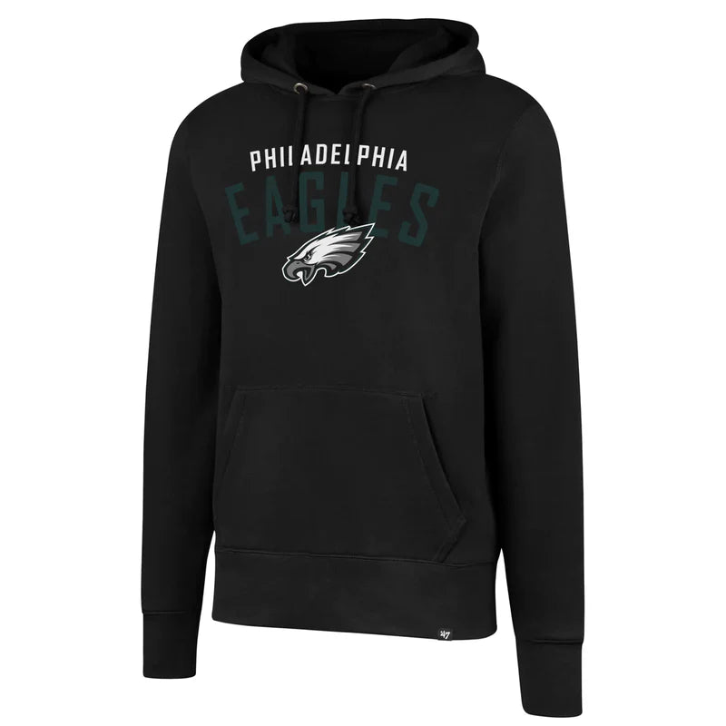 Men's NFL Philadelphia Eagles Black Outrush Headline Hoodie