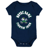NCAA Notre Dame Fighting Irish Newborn 3 Pack Creeper Set - Pro Jersey Sports