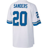 Mens Detroit Lions Barry Sanders Mitchell & Ness White Legacy Replica Jersey - Pro Jersey Sports