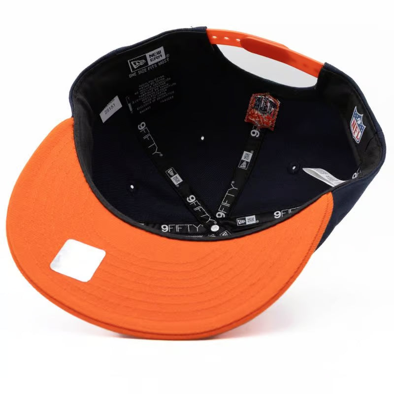 Chicago Bears New Era 2 Tone Navy Orange Monsters Of The Midway Adjustable Snapback Hat - Pro Jersey Sports