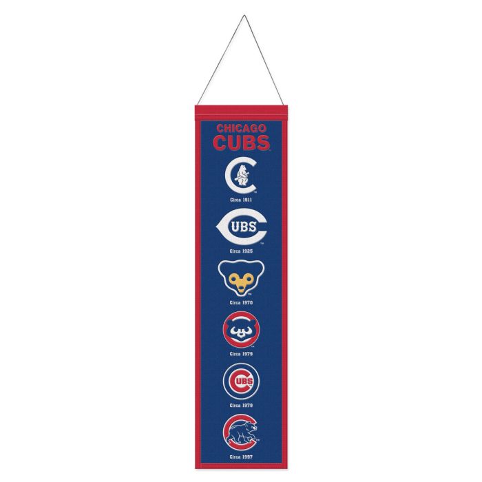 Chicago Cubs 8X32 Wool Banner