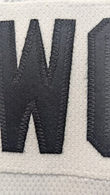 Men's Clark Griswold Chicago Blackhawks Fanatics Christmas Vacation White Breakaway Away Jersey With Authentic Pro Twill Lettering - Pro Jersey Sports